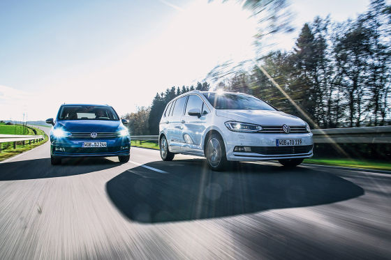 Atout du VOLKSWAGEN Touran 7 places.